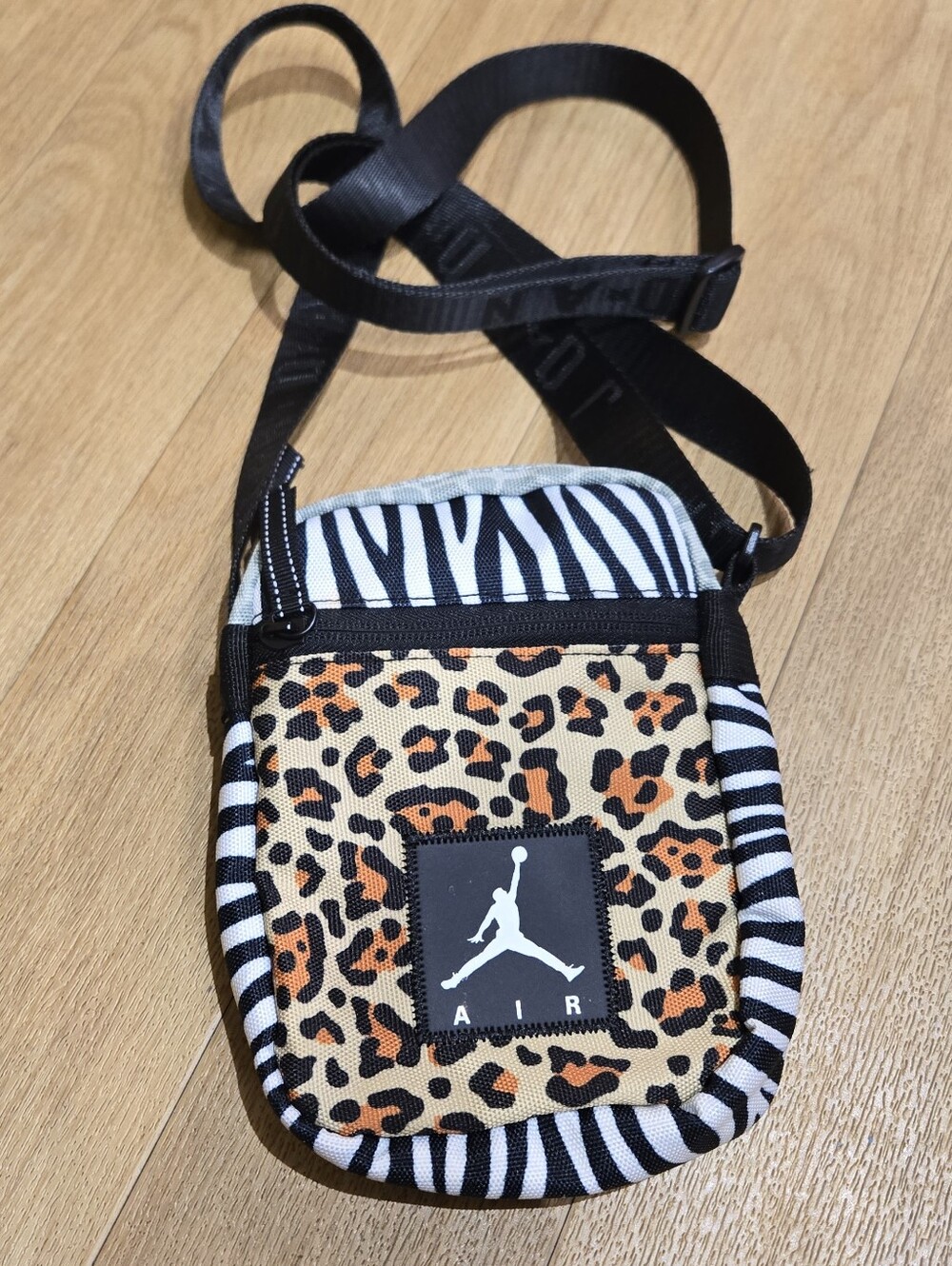 Jordan AIR Small Crossbody Pouch in Zebra & Leopard Print